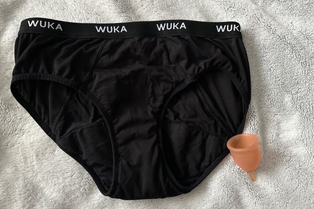 Menstrual cup and period pants - a cool zero waste swap